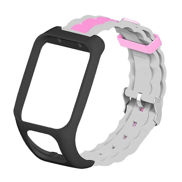 27 cm silikone armbåndsrem til TomTom Golfer 2 TomTom Runner 2 (LGL) Dark green