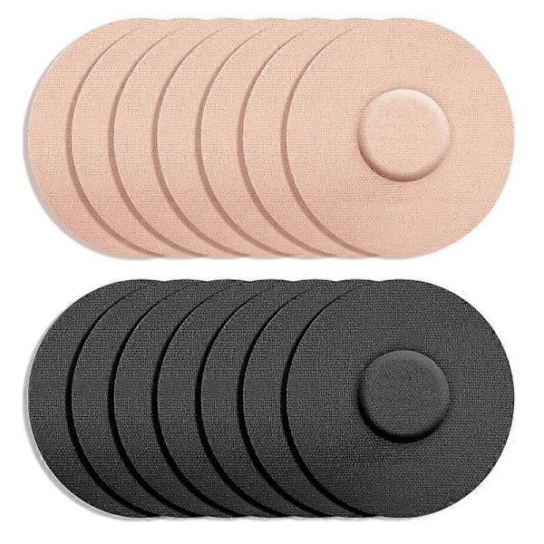 20 STK Sports Anti-skli Selvklebende Ark Sensor Feste Klistremerke for FreeStyle Libre 3 LGL Skin color