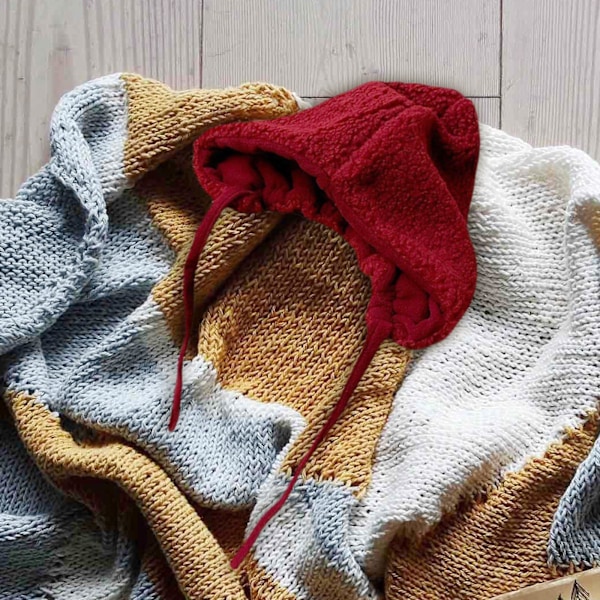 Vinterhue til kvinder Fleece Ørehue Stilfuld Piger Damer Strikket Hue Beanie til Snesport Cykling Gade Ferie Shopping (LGL)