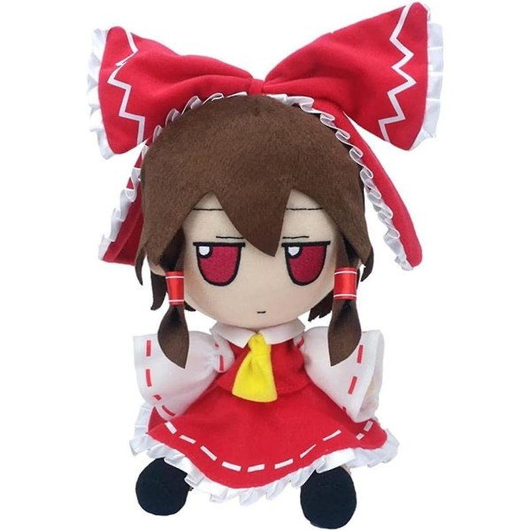 Touhou Project Plushie Stuffed Doll Hakurei Reimu Anime Figure Xmas Gift Fumo 20cm