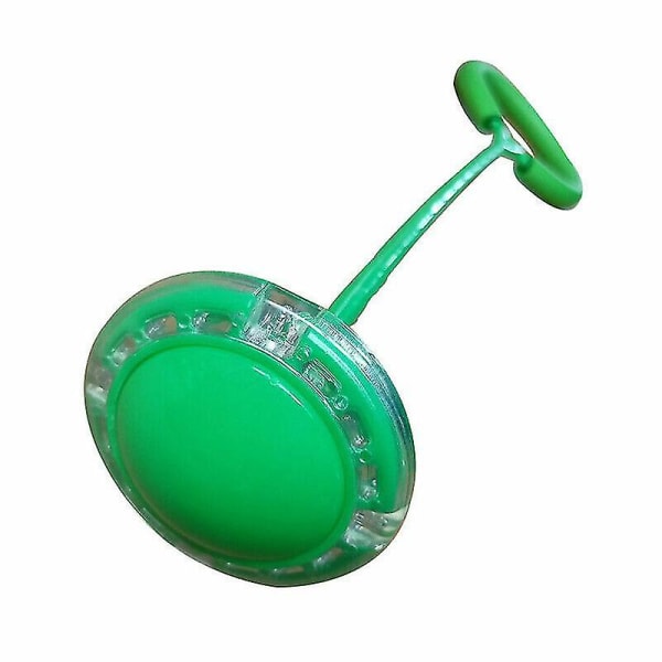 Kids LED Blinkande Skip Ball Ring Ankel Hopprep Träning Hoppa över rolig leksakspresent[GL] Green