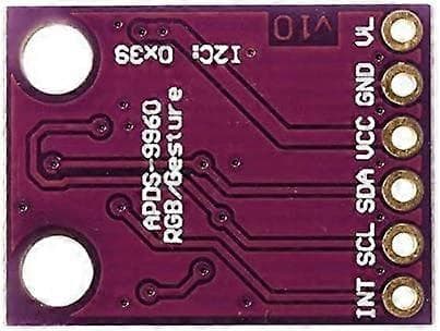 2 st APDS-9960 RGB Gest-sensor Modul Handgestigenkänning Rörelseriktning Infraröd Modul (LGL)