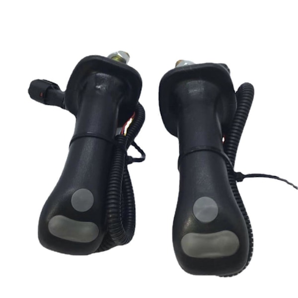 2 ST Grävmaskin Joystick Handtag Ergonomiskt Grepp Exakt Kontroll Knapphandtag Grävmaskin Joystick Kit för KOAVX DX225 YEMAA LGL