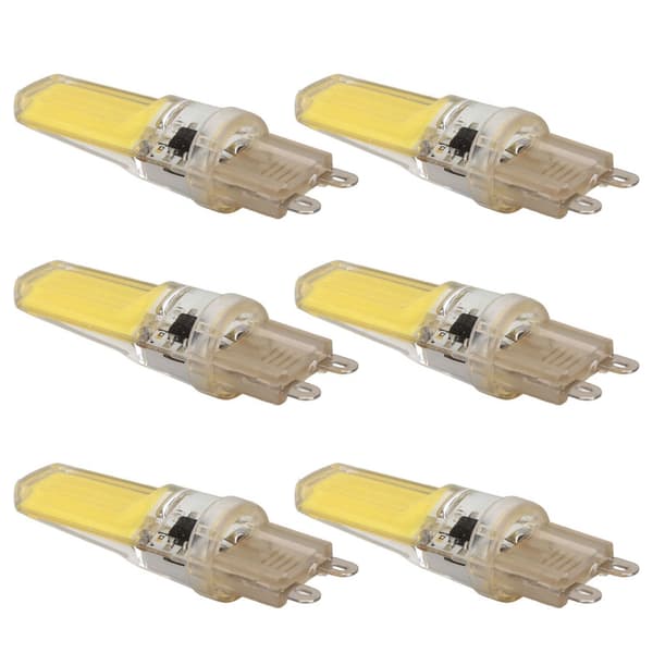 Professionella Dimbar G9 LED-lampor, 6-pack, 220V, Vitt Ljus (LGL)