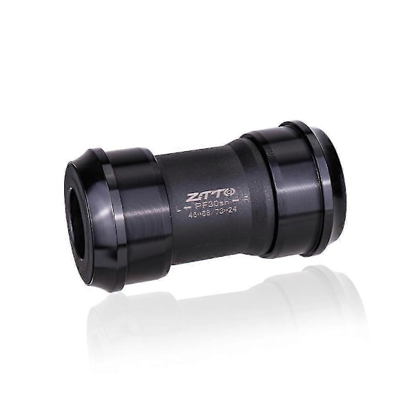Pf30 24mm Press Fit kranklager keramisk gjengelåssystem sykkel 46mm for MTB landeveissykkel 24 kranksett kjedesett LGL PF30-24-A Black