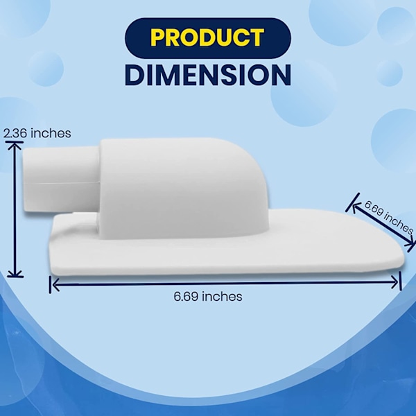 Summer Waves Skimmer Vakuumplatta Adapter P58P1955W05, Pool Vakuumplatta Ad (LGL)