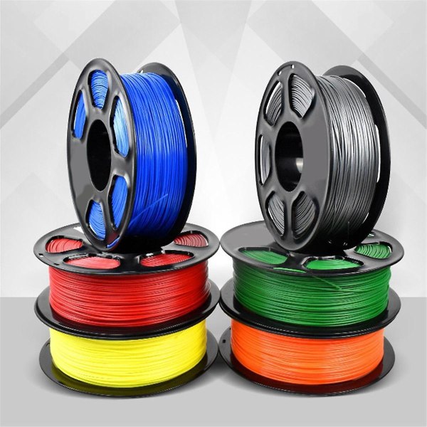 3D-printerfilament, PETG-filament, 1,75 mm filament for 3D-printer, 1 kg spole PETG rød
