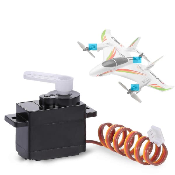 X450 RC Fly Erstatningsmotor foran Drivservo med sett (LGL)