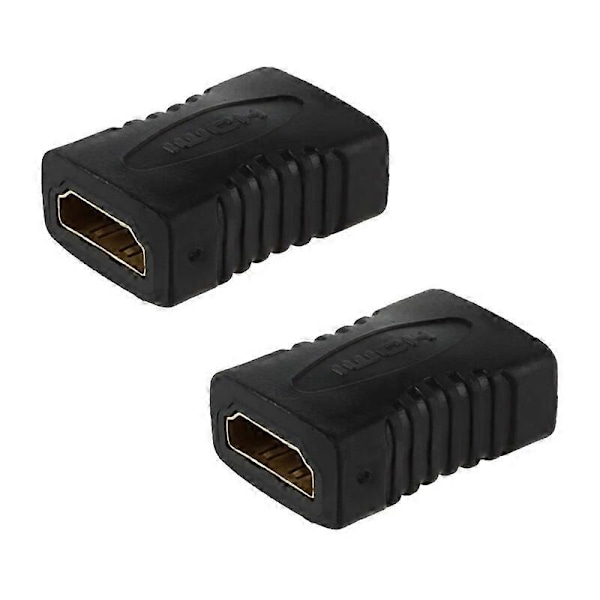 2X HDMI F/F Hona till Hona Könsväxlare Adapter Kopplare För HDTV LGL