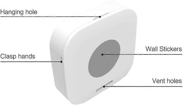 Mini Høypresisjons Digitalt Innendørs Hygrometer Termometer (LGL)