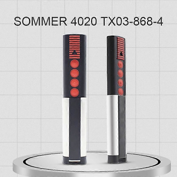 SOMMER 868MHz 4020 TX03-868-4 4026 TX03-868-2 Autotallin Kaukosäätimen Korvaava Autotallin Ovenavaaja 4011 4025 4031 4035 (LGL)