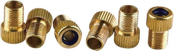 10 stk. ventiladapter - Presta Schrader ventil sykkeladapter - med tetningsring (LGL)
