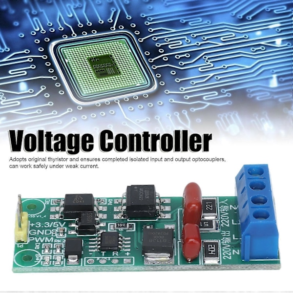 PWM-ohjausmoduuli Teho Yksisiruinen mikrotietokoneen ohjainkortti AC220V YYAC‑3S LGL