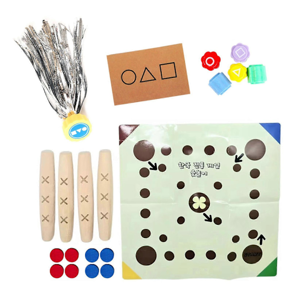 Squid Game, Squid Game Gonggi, Squid Game Gonggi Set, Gonggi Koreansk Spel, Squid Game Spel, Koreanska Jacks Gonggi Spel Gong-Gi Set LGL B