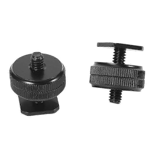1/4 tomme-20 Mount Adapter Tripod Skrue Til Flash Hot Shoe (2 pakker) (LGL)