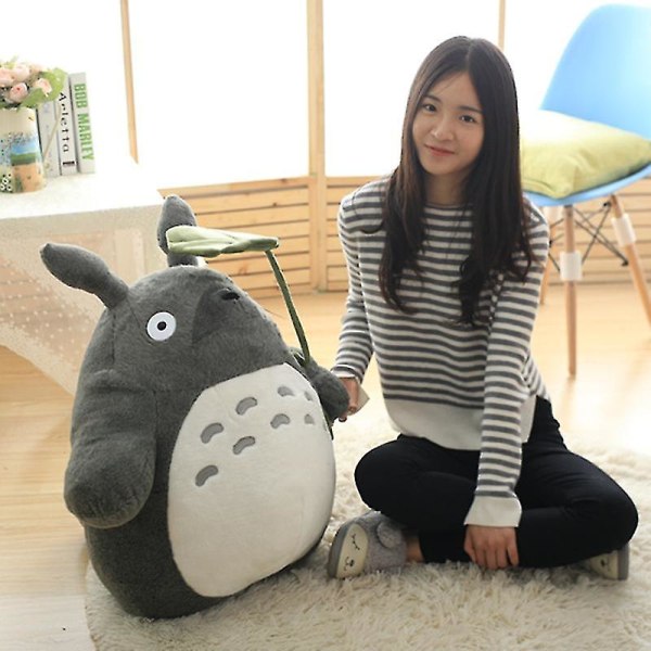 30-70cm Söta Anime Flicka Barnleksaker Totoro Docka Stor Storlek Mjuk Kudde Totoro Plyschleksak Docka Barn Födelsedagspresent Cartoon Hem