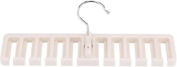 10-spors slipsbelte skjerf stativholder organizer (beige) (LGL)