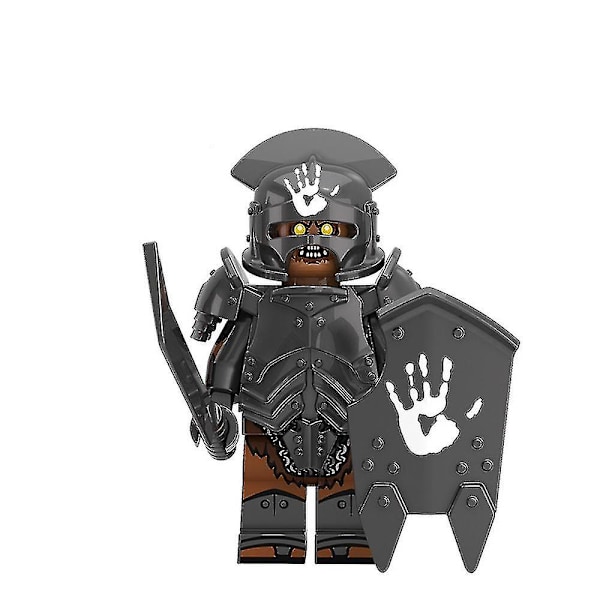 8 st/set The Lord Of The Rings-serien Minifigurer Byggklossar Kit, Warrior Mini Actionfigurer T[GL]