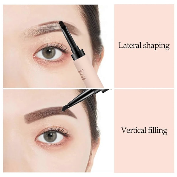 Multifunktionel Øjenbrynspen, Brun Eyeliner Pen, Grå (LGL)