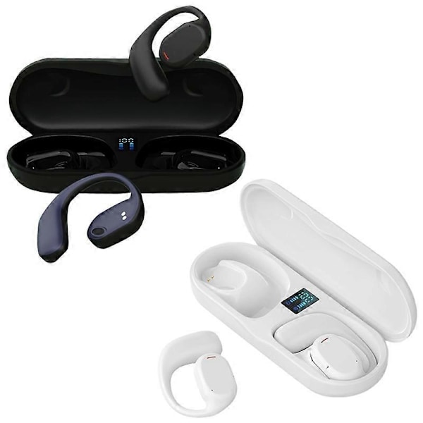 JS270 Trådløst Bluetooth Headset Hængeøre Business Sports Høretelefon LGL White