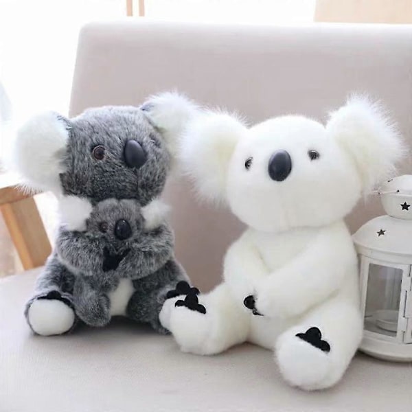 Plysdukke Sød Blød Simulation Koalabjørn Plyslegetøj Udstoppede Koala til Børn LGL Grey M