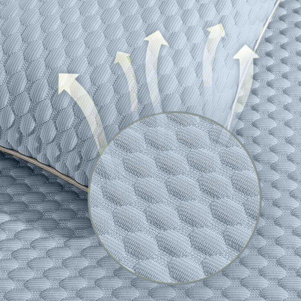 Luonnolliset tattarikuoripehmusteet Hajuttomat luonnonmateriaalista valmistetut tyynyt Ei-luhistuvat tyynyt kylki-, selkä- ja vatsamakuulle Irrotettava hengittävä LGL Blue