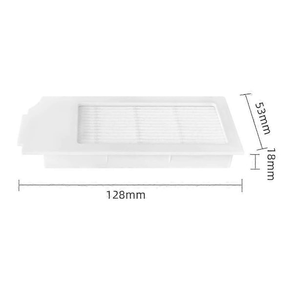 4 st Filter för dammsugare Deebot T10 Turbo Delar HEPA Filter Delar Dammsugare Tillbehör Hushållsapparater (LGL)