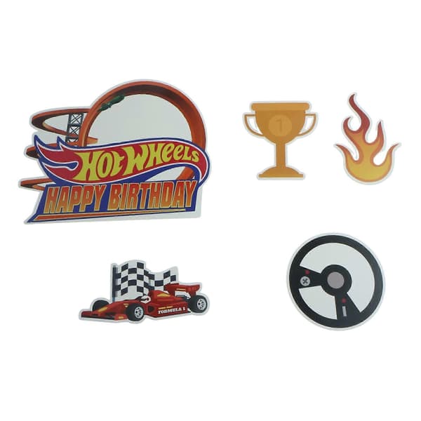 20 stk. Race Car Cupcake Dekorationssett for Gutter Bursdagsselskap (LGL)