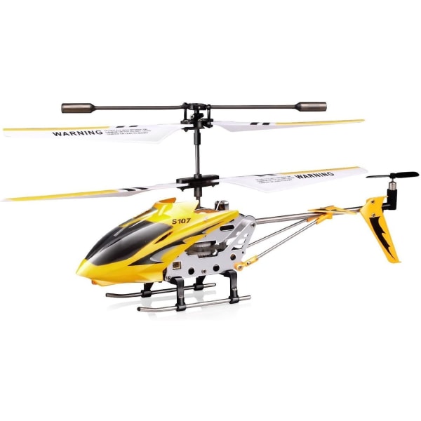 Katea S107/s107g Phantom 3ch 3.5 Channel Mini Rc Helikopter med Gyro Gul