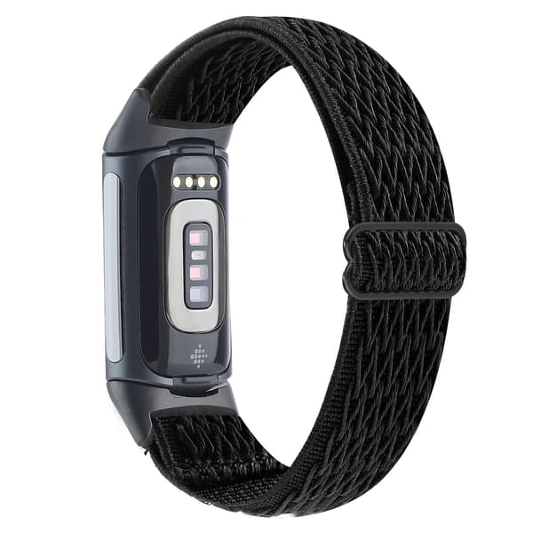 Nylon Urrem til Fitbit Charge 5 (LGL) Black