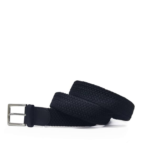 Elastisk stoffbelte unisex, flettet stretchbelte, elastisk belte for menn og kvinner (LGL)