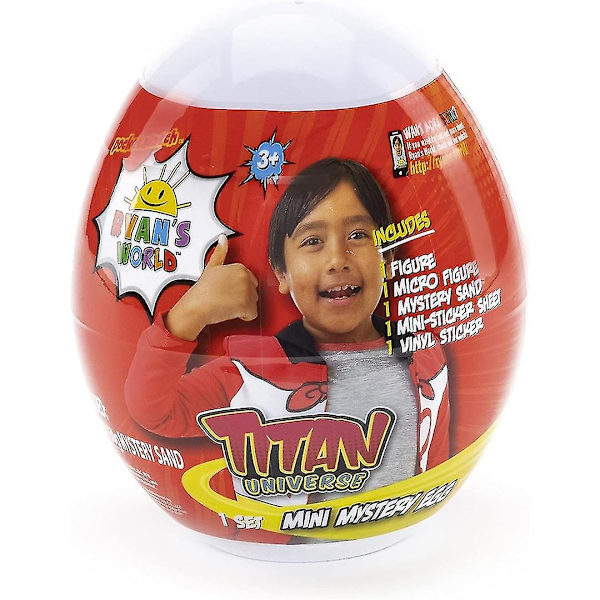 Ryan's World: Titan Universe Mini Mystery Egg - Hvid