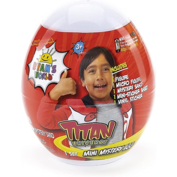 Ryan's World: Titan Universe Mini Mystery Egg - valkoinen