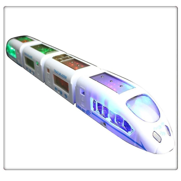 Elektriskt tåg för barn LED-belysning och musik Bra present för barn Leksakståg & tågset -BP[GL]