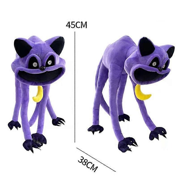 Catnap Monster Pehmolelu Catnap Pehmopupu Hymyilevät Otukset Pehmolahja Lapsille LGL Monster Catnap 45cm