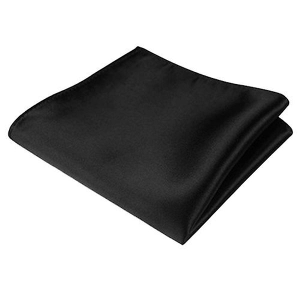 Herrsiden Satin Solid Plain Color Näsduk Hanky Näsduk Fyrkantig Näsduk För Bröllop Fest