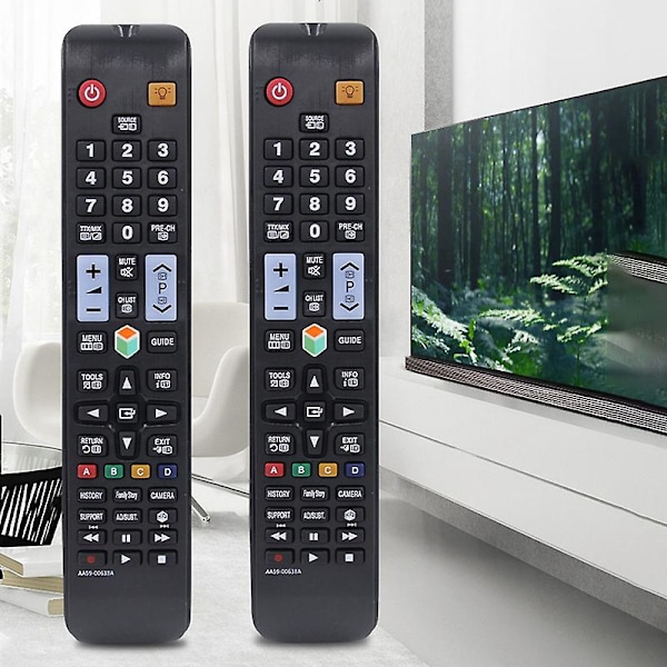 Fjärrkontroll Aa59-00638a Infraröd Ersättningsfjärrkontroll Tv (2xaaa Batterier) [LGL] black