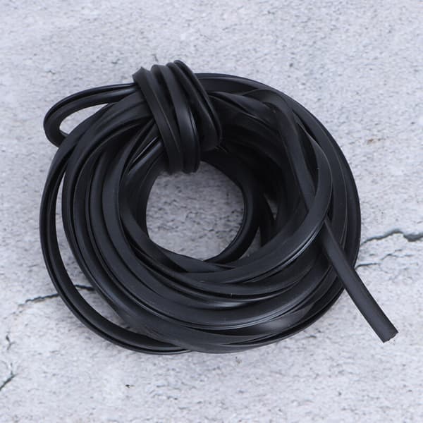 Sort gummibånd til drivhuse, linekabel, drivhustilbehør, glastætningsforsyninger, 4m (LGL)