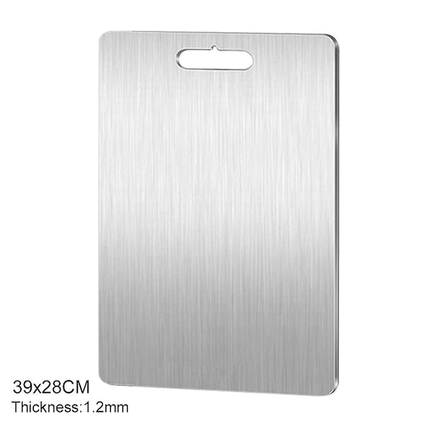 Titanium Skärbräda Dubbelsidig Titanium Köksbräda LGL 39x28CM 1.2mm