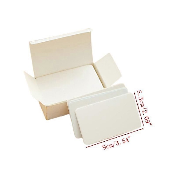 180 st Blanka Spelkort, Pokerstorlek, Dubbelsidiga Blank Indexkort LGL Black