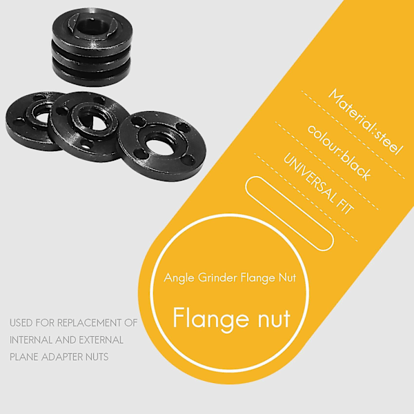6 Pak Sliber Flangemøtrik 5/8 Til 224399-1 193465-4 224568-4 9005bz 9015b Erstatning LGL black