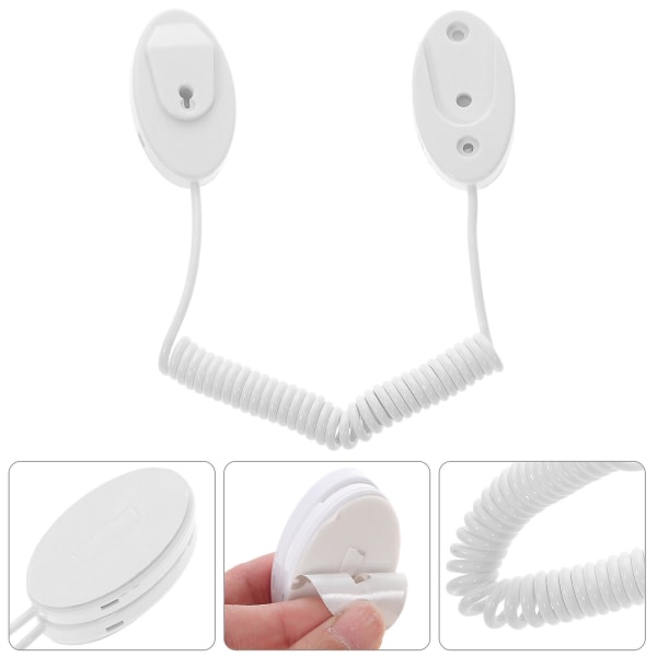 Fjernbetjening Tether Retractable Fjernbetjening Tether Tv Fjernbetjening Holder Kabel [LGL] White 29.50X3.00X1.00CM