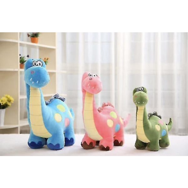 20cm Fylt Dinosaur Plysj Fylt Dyr Leke For Baby Gaver Barn Gave blue