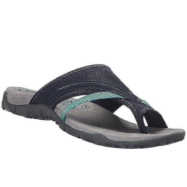 Lätta Sandaler Bekväma Casual Tofflor Öppen Tå Platå Flip Flop Strand Sandaler För Kvinnor LGL Beige 37
