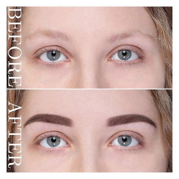 Multifunktionel Øjenbrynspen, Brun Eyeliner Pen, Grå (LGL)