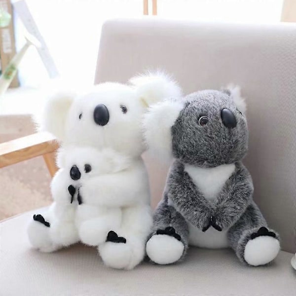 Plysdukke Sød Blød Simulation Koalabjørn Plyslegetøj Udstoppede Koala til Børn LGL Grey M