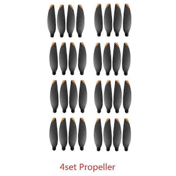 RG107 Pro ESC 4K Hindringsunngåelse RC Drone Reservedeler 3.7V 1800MAH Batteri/Propell /Fjernkontroll/USB Lader LGL 4Set Propeller
