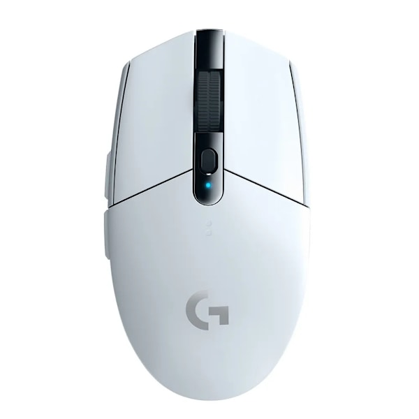 Logitech G305 LIGHTSPEED Trådlös Gamingmus, Hero 12K Sensor, 12000 DPI, Lättvikt, 6 Programmerbara Knappar, 250 Timmar Batteritid, Vit (LGL)