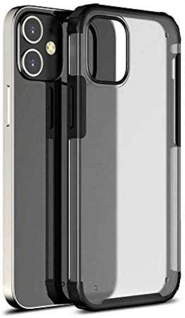 bavurmak iPhone 13 TPU+PC Laser Silikone Cover - Sort (LGL)
