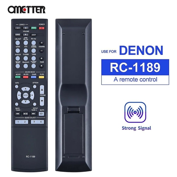 RC-1189 Fjärrkontroll för Denon AV-receiverdelar AVR-S700W AVR-S710W AVR-S720W AVR-X1100W AVR-X1200W